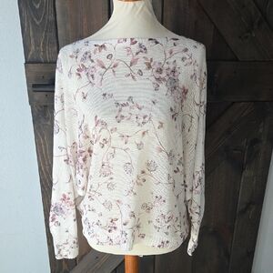 Anna Melani Light Sweater Floral Women's Large